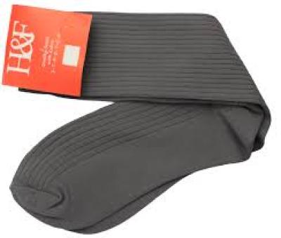 Scholastic Plain Grey Long Socks  Small